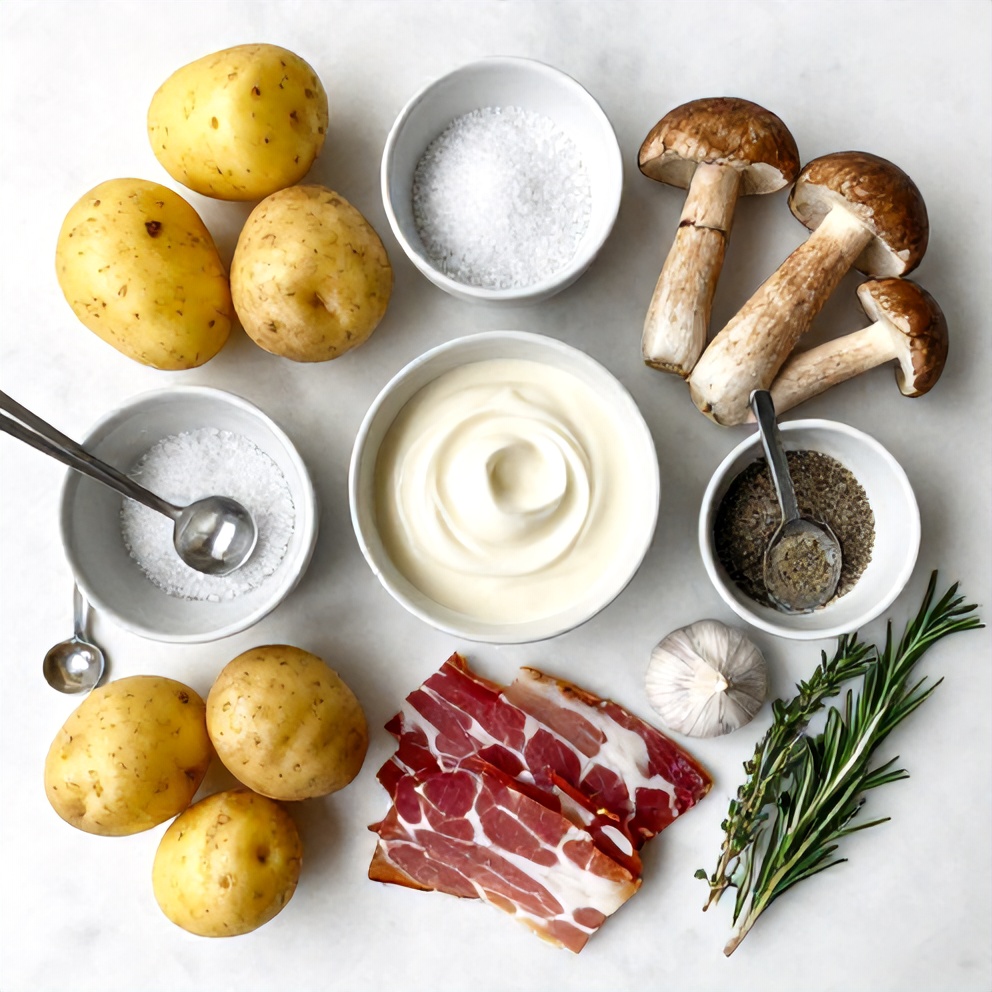 Pancetta Porcini Potato Gratin Ingredients