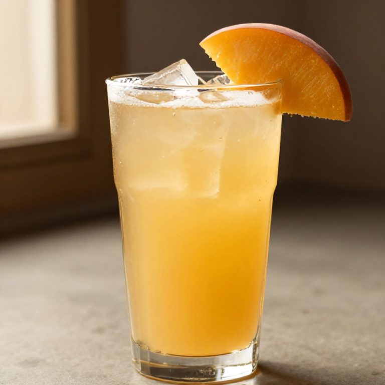 Peach Ginger Lemonade