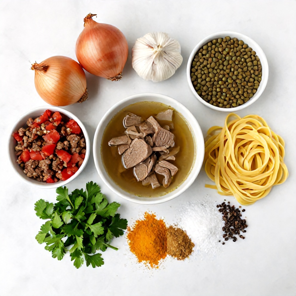 Persian Noodle Soup Ingredients