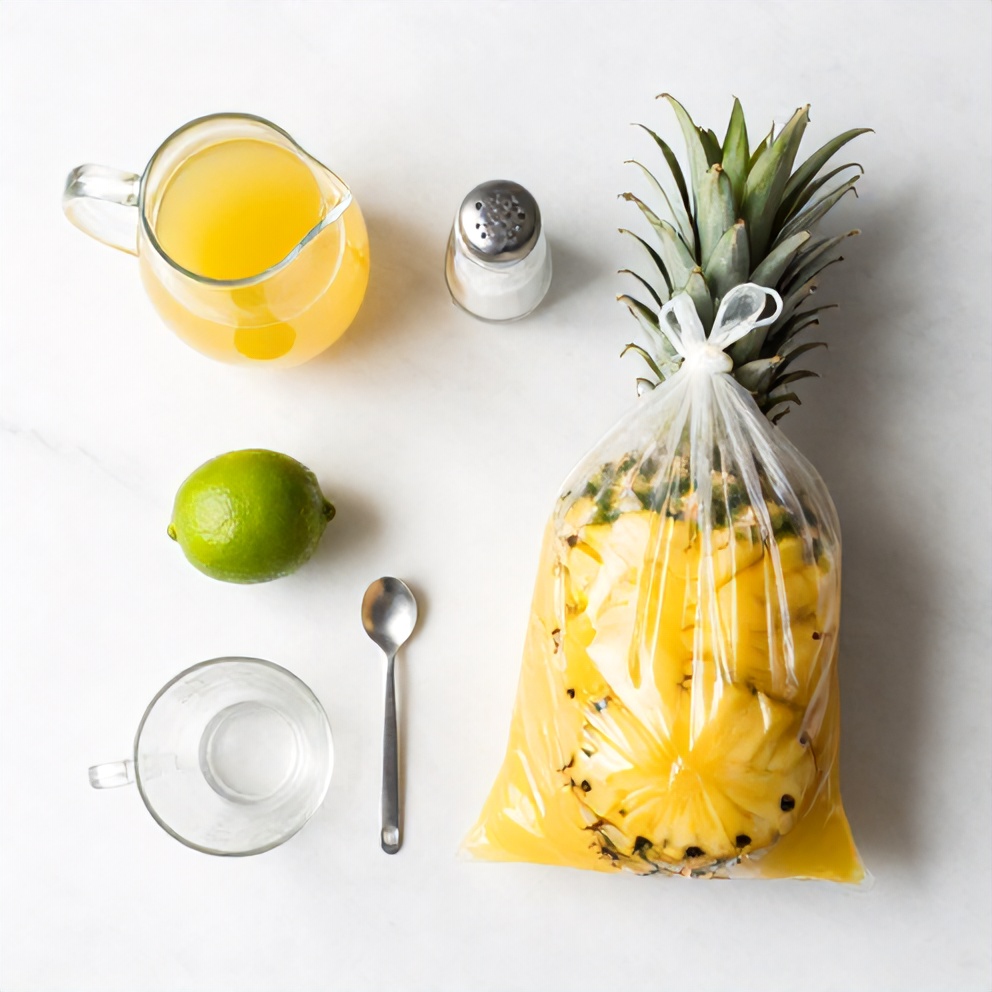 Ingredients for Pineapple Margarita Mocktail