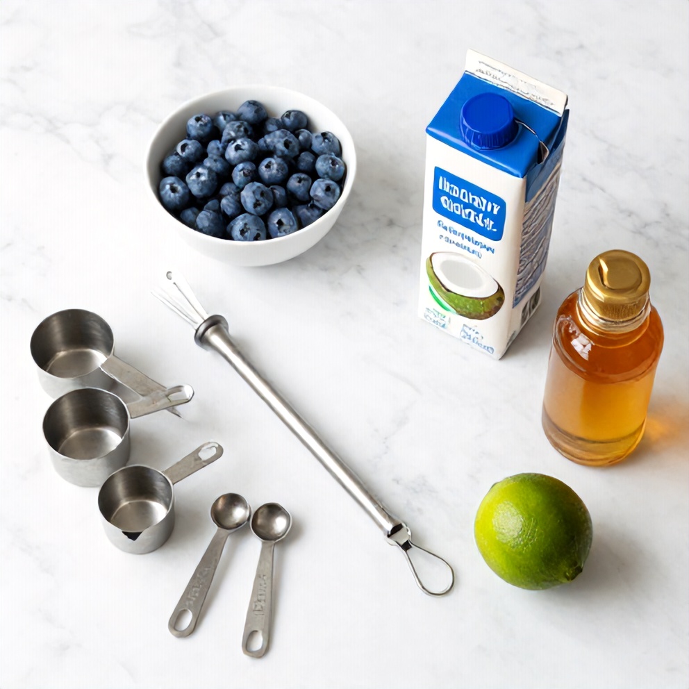 Blueberry Coconut Water Drink Ingredients