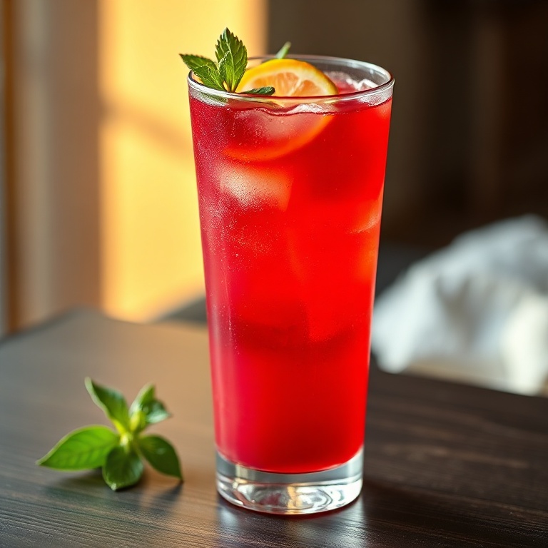 Refreshing Hibiscus Citrus Mocktail