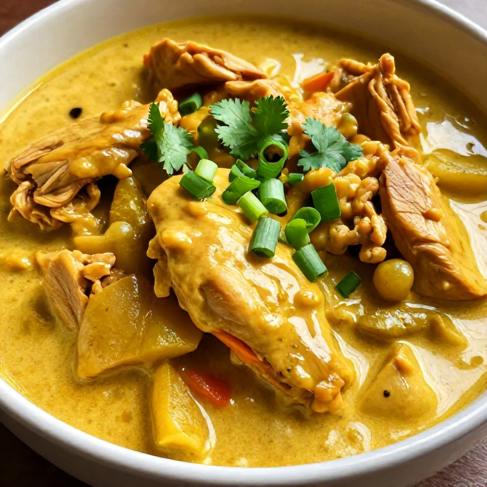 Slow Cooker Chicken Curry Final Dish