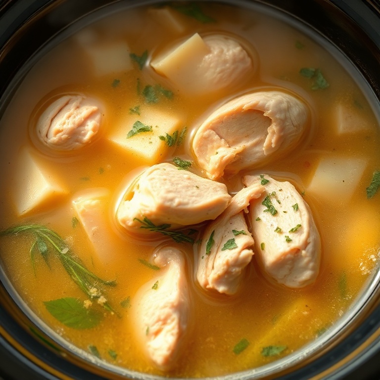 slow cooker marry me chicken soup
