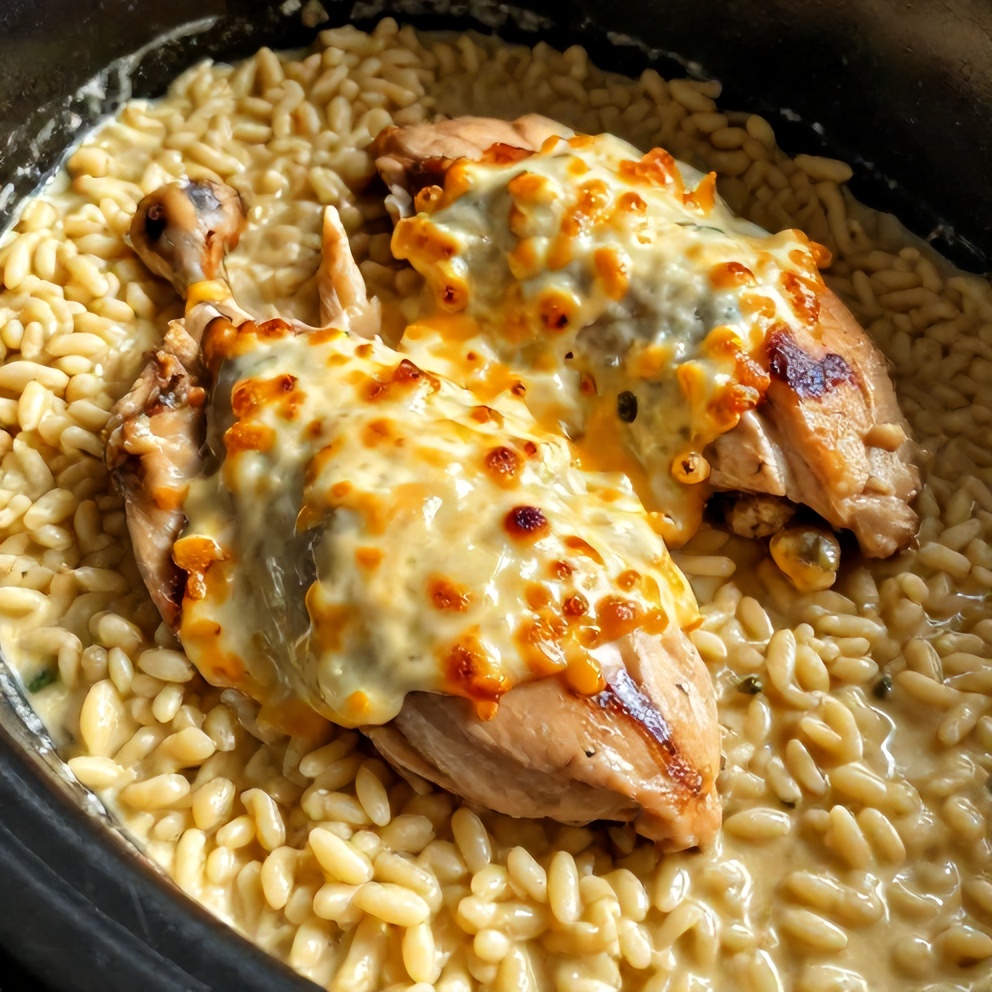 Slow Cooker Parmesan Herb Chicken
