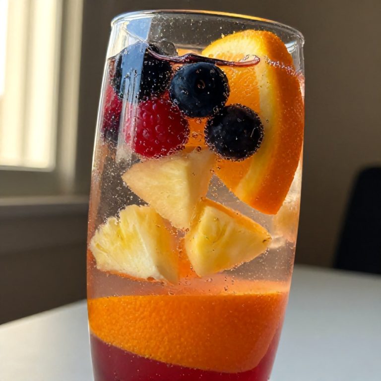sparkling fruit punch