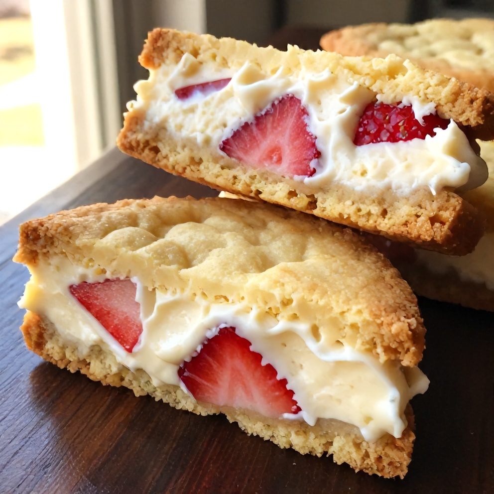 Strawberry Cheesecake Cookies
