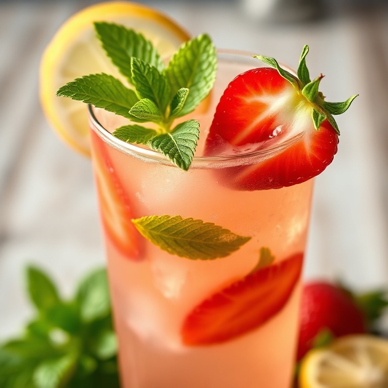 Strawberry Lemonade Refresher