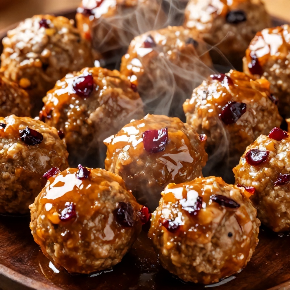 Sweet and Tangy Cranberry Meatballs
