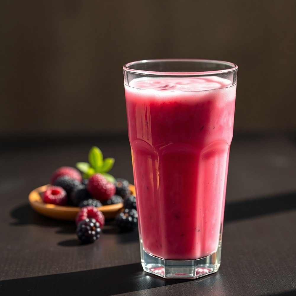 Blackberry Coconut Pink Drink