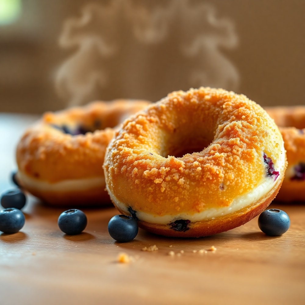 blueberry cake donuts