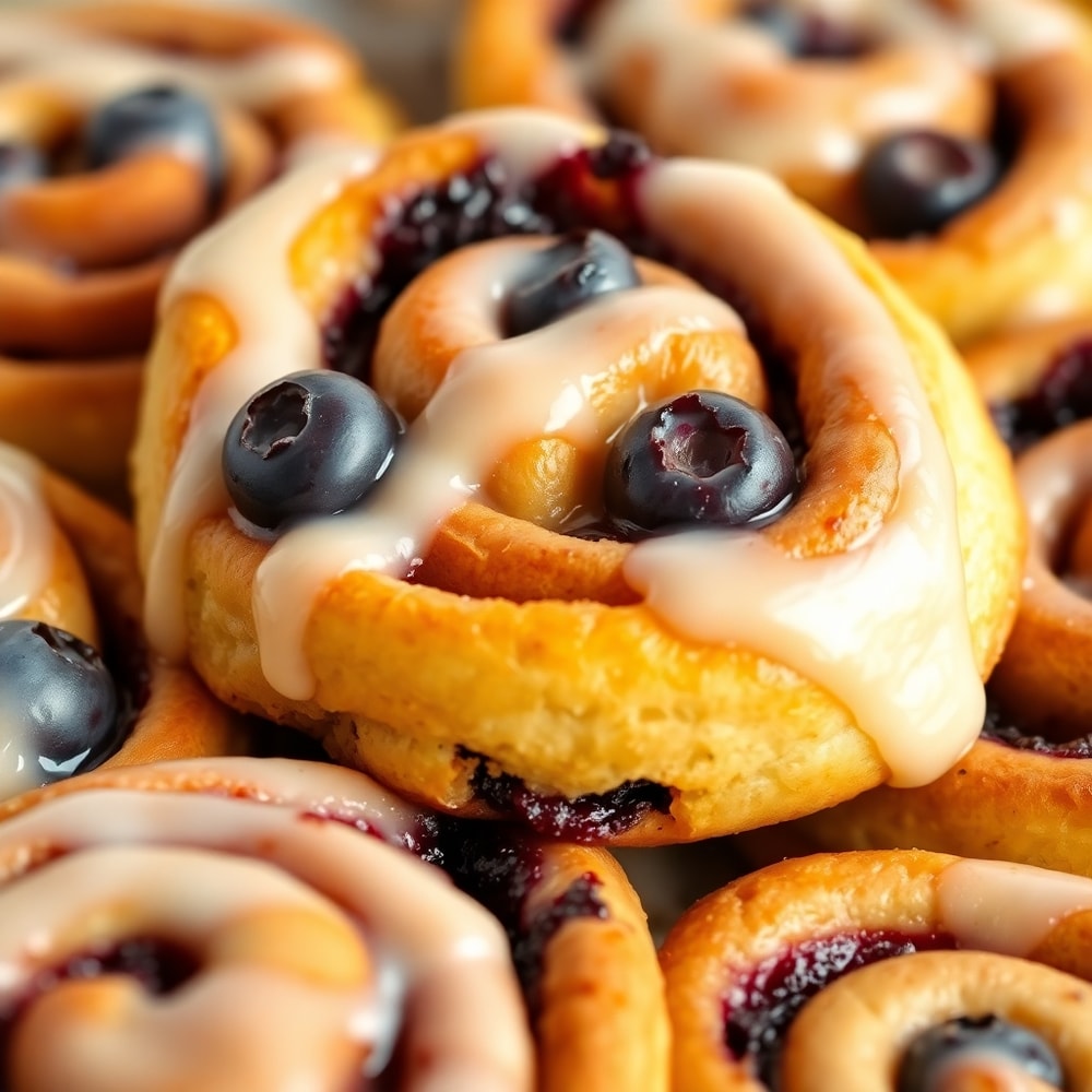 Blueberry Cinnamon Rolls