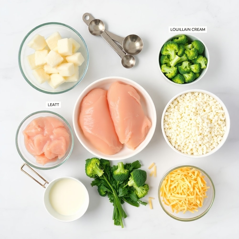Chicken Broccoli Rice Casserole Ingredients