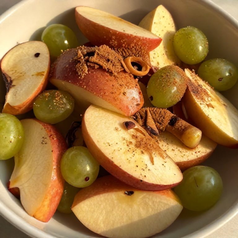 Cinnamon Apple Grape Salad