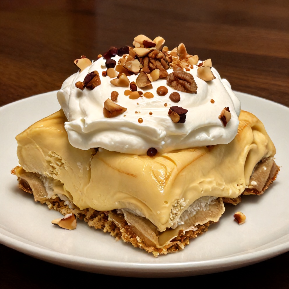 Sliced Banana Pudding Tres Leches Cake