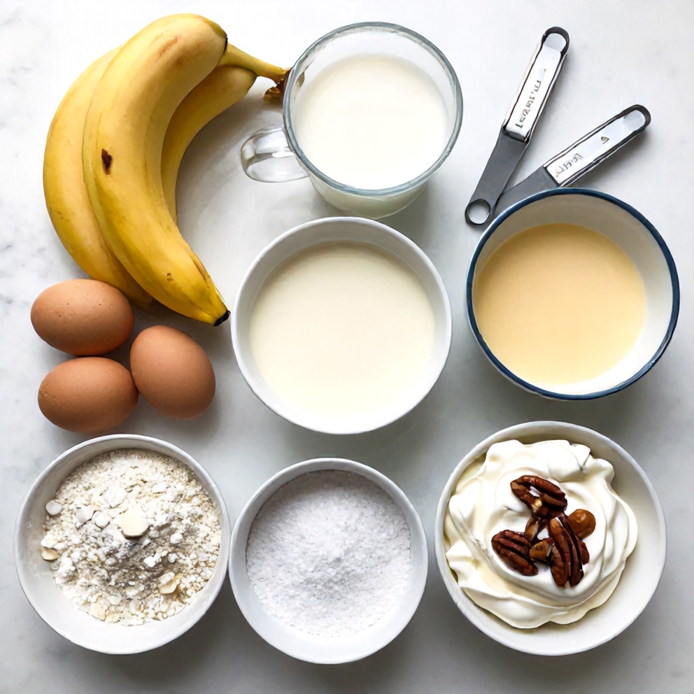 Banana Pudding Tres Leches Cake Ingredients