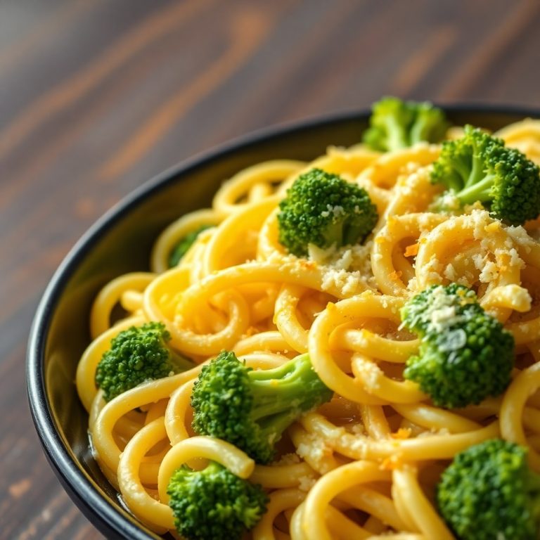 Mafaldine Pasta Limone with Broccoli