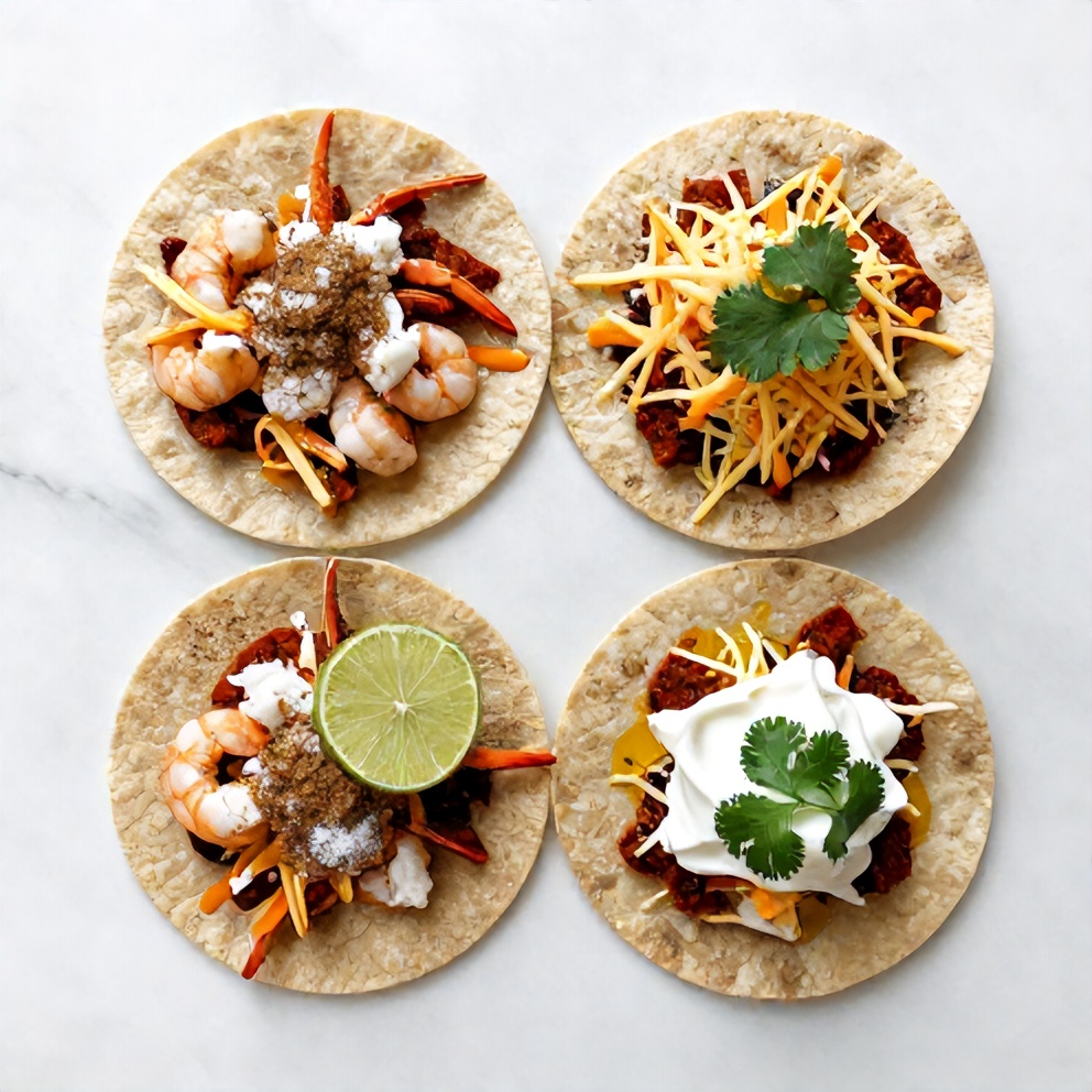 Crab and Shrimp Tortilla Bombs Ingredients