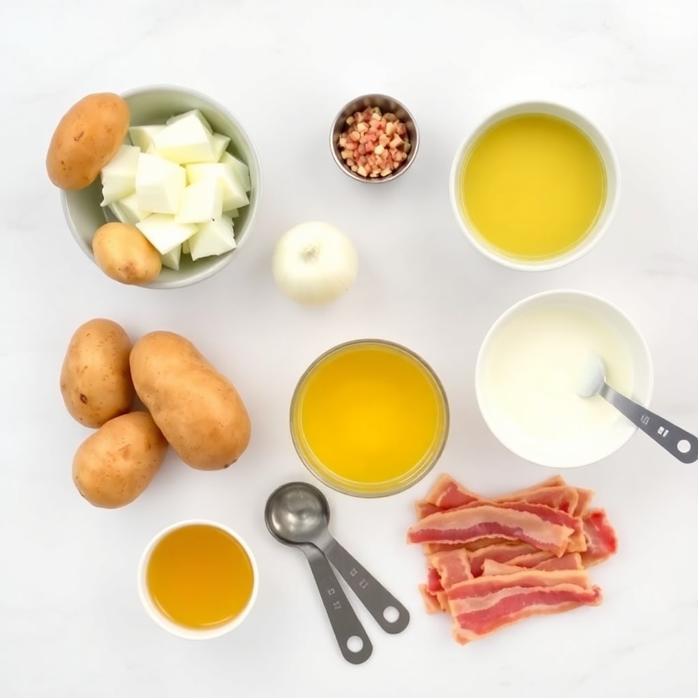 Ingredients for Creamy Baked Potato Soup