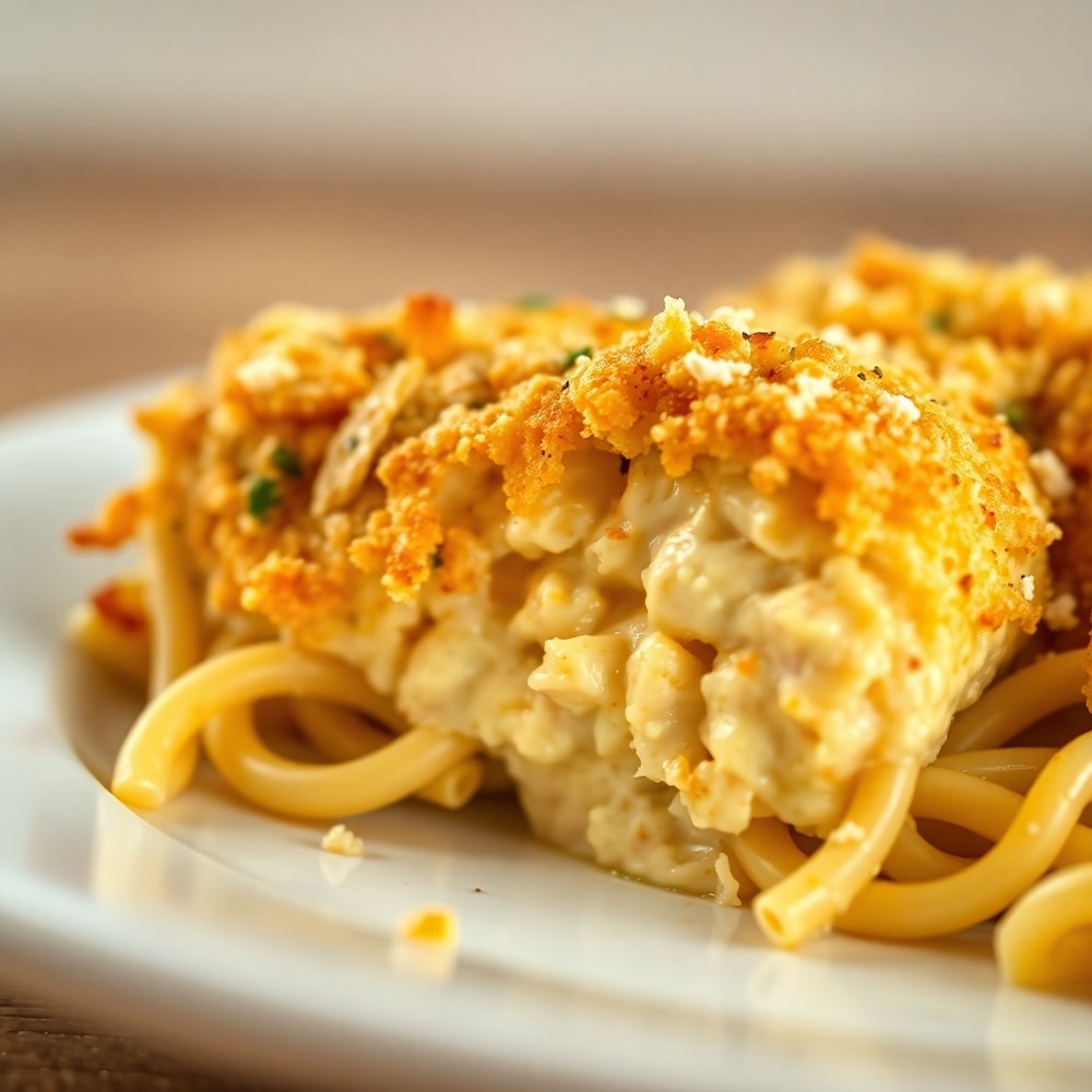 Creamy Crack Chicken Pasta
