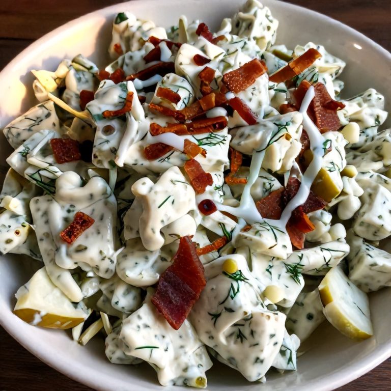 Creamy Dill Pickle Chopped Salad