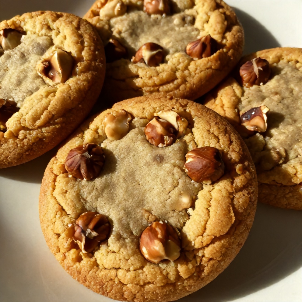 brown butter hazelnut cookies