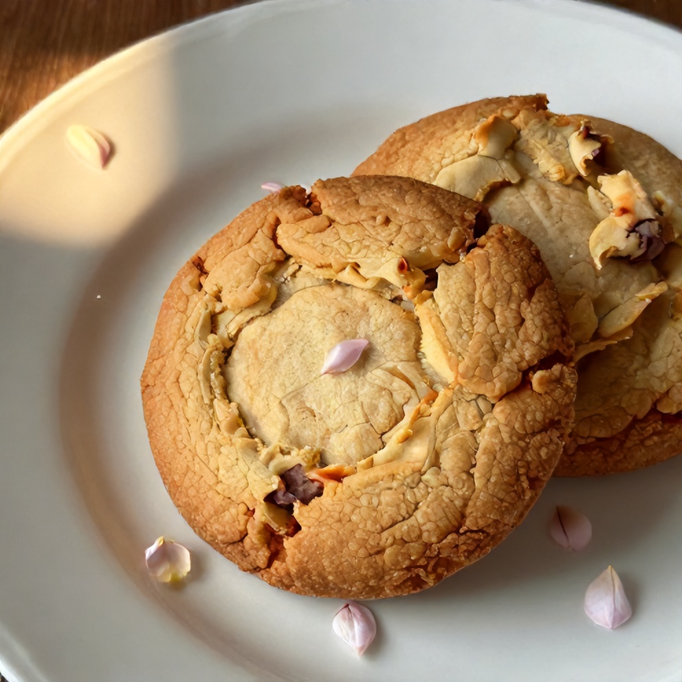 cherry blossom cookies