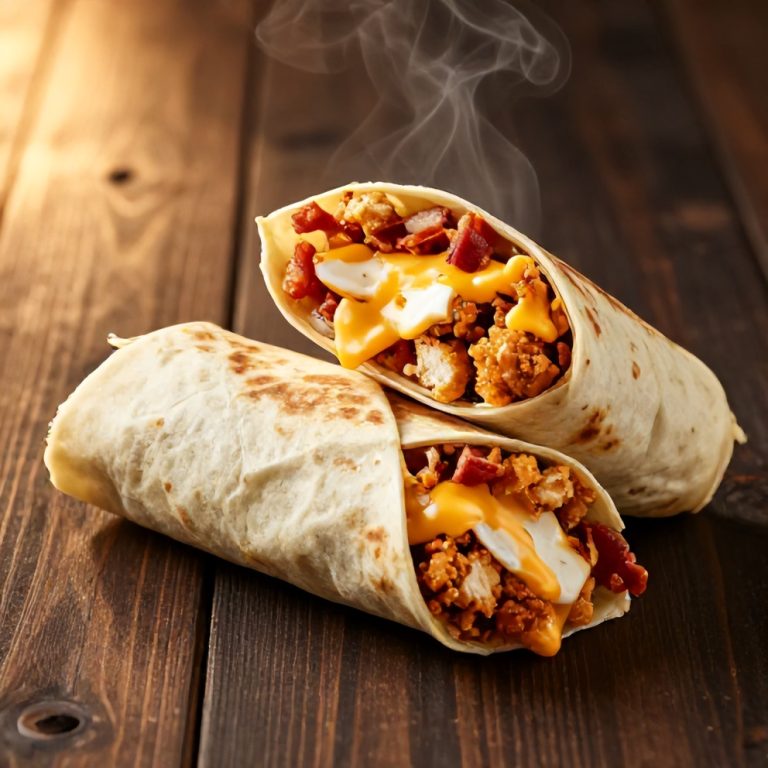 crispy chicken bacon ranch wrap