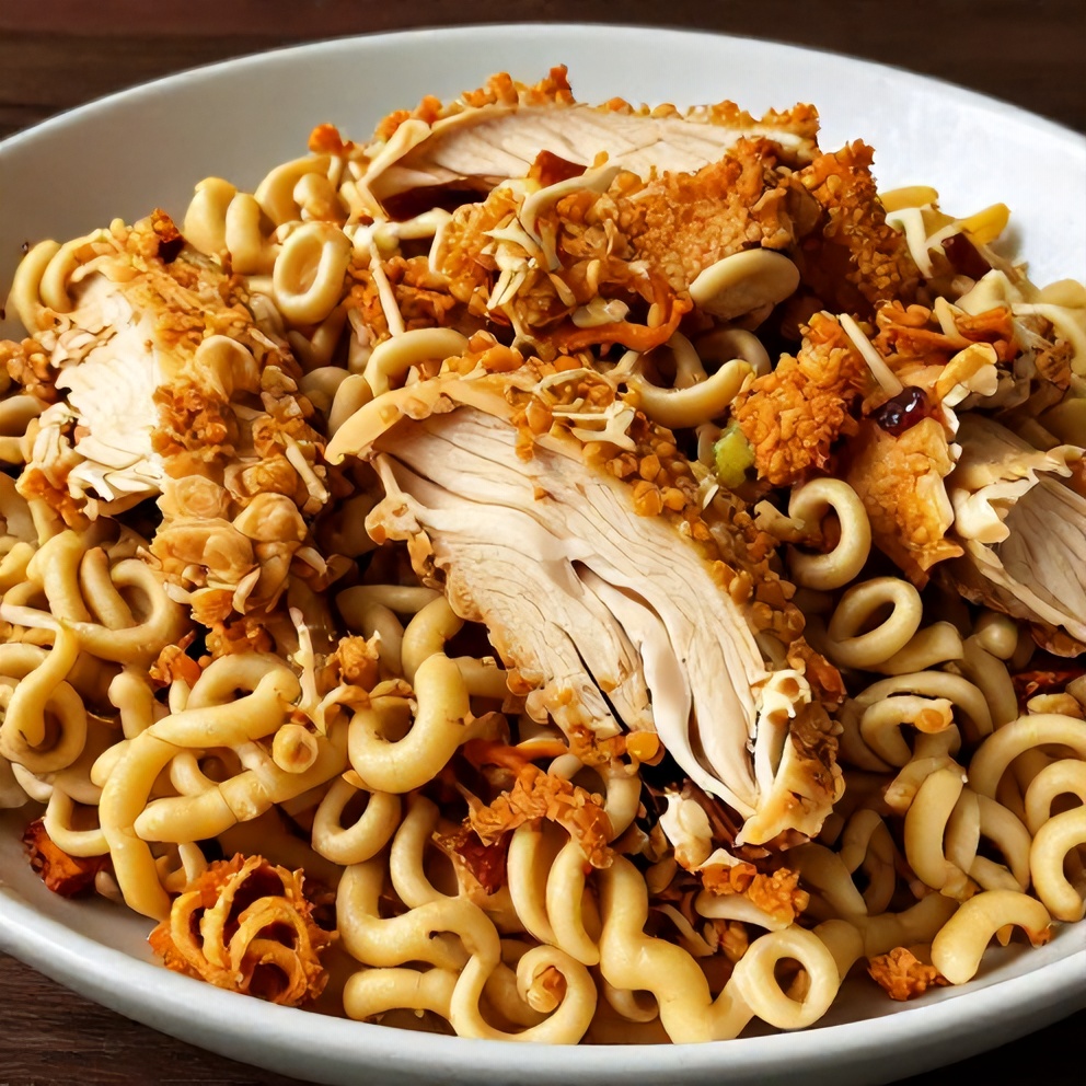 high-protein chicken orzo
