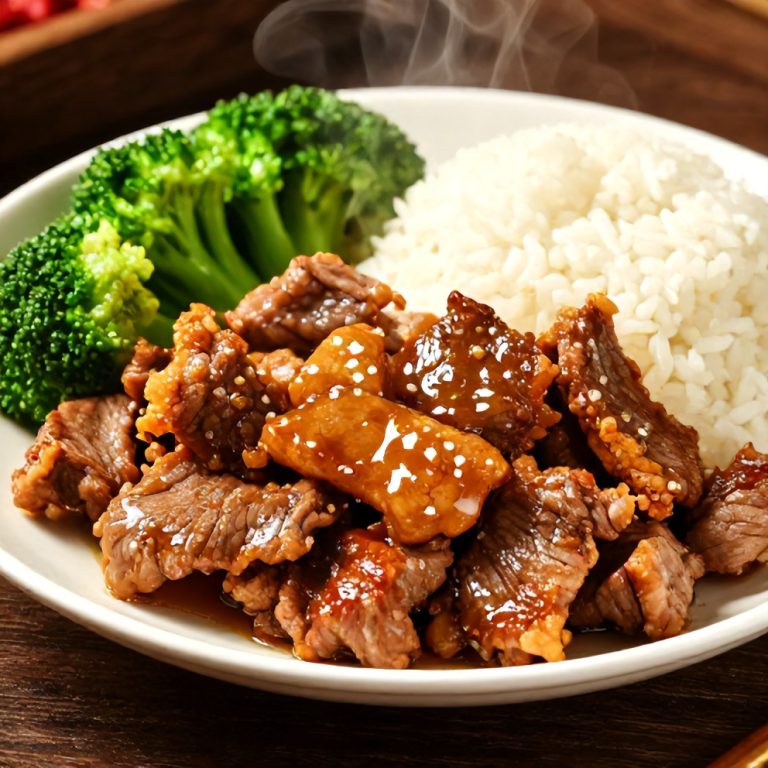 crispy honey garlic beef