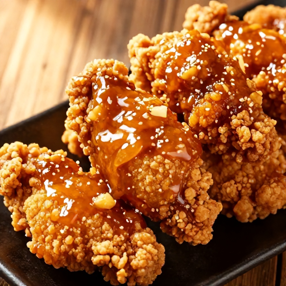 crispy honey garlic chicken