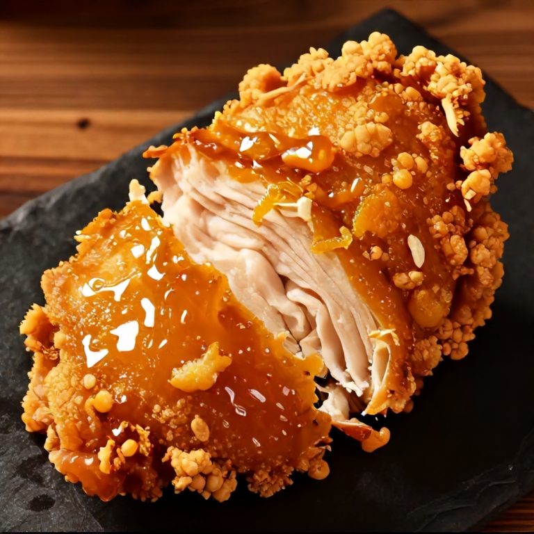 crispy honey garlic chicken