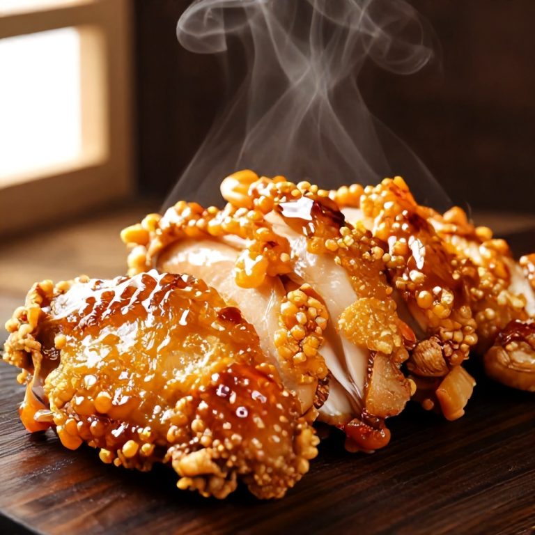 Crispy Honey Garlic Chicken