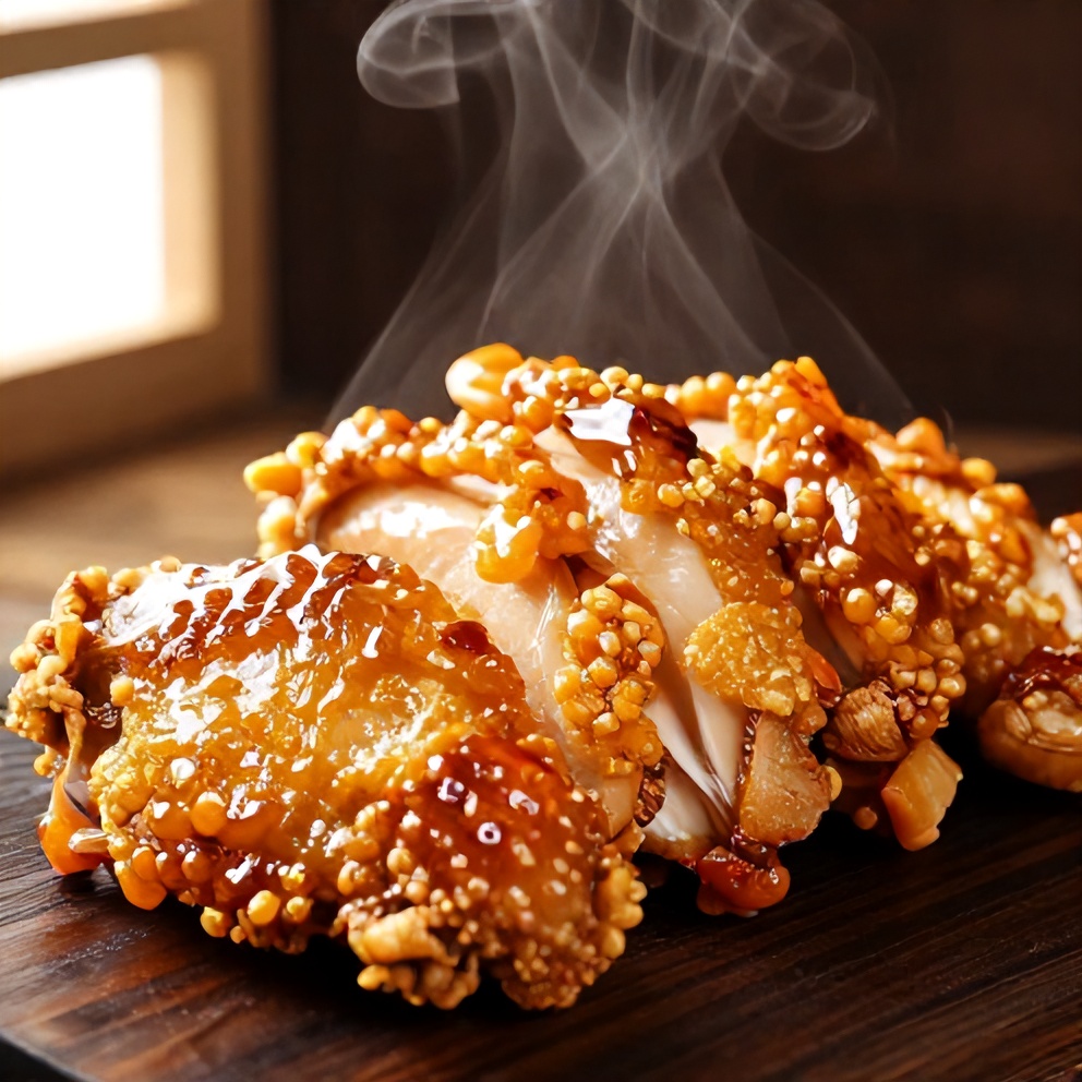 Crispy Honey Garlic Chicken