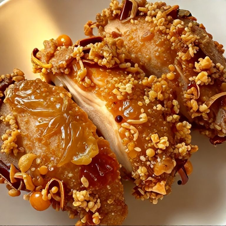 crispy honey garlic chicken