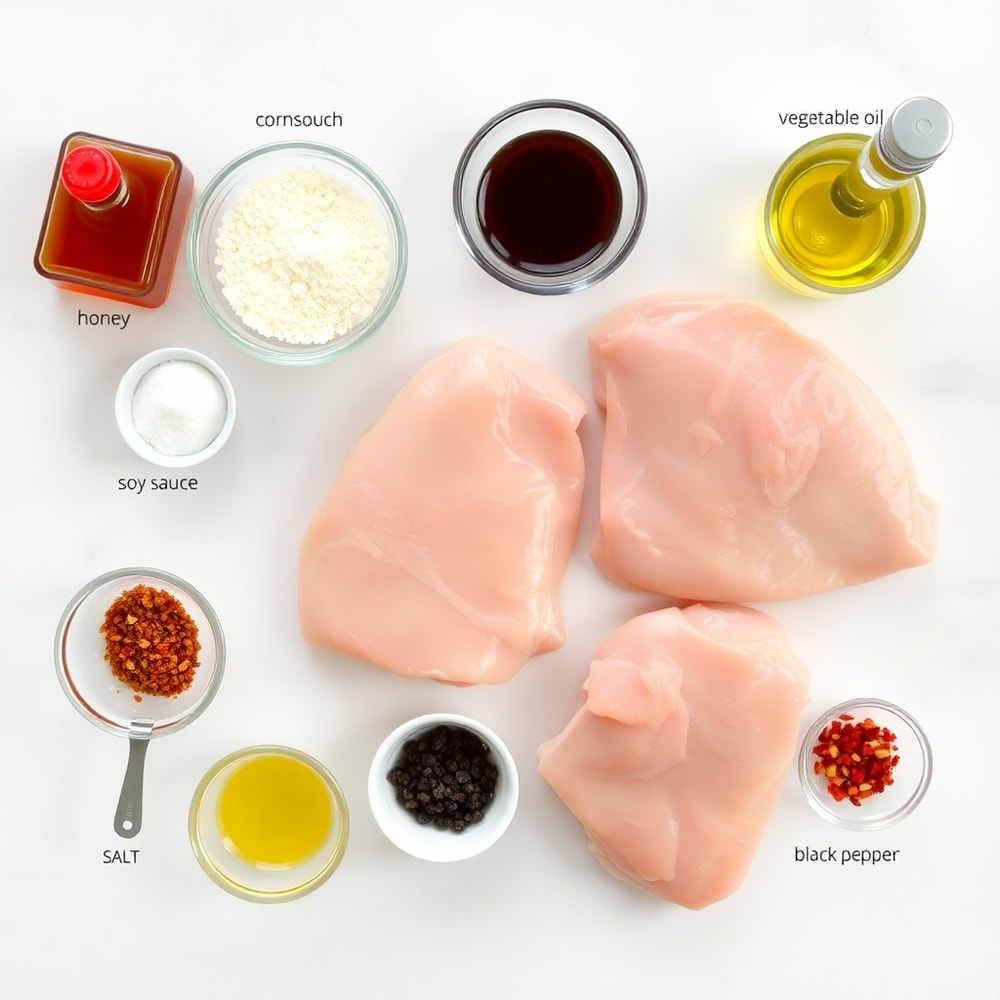 Honey Garlic Chicken Ingredients