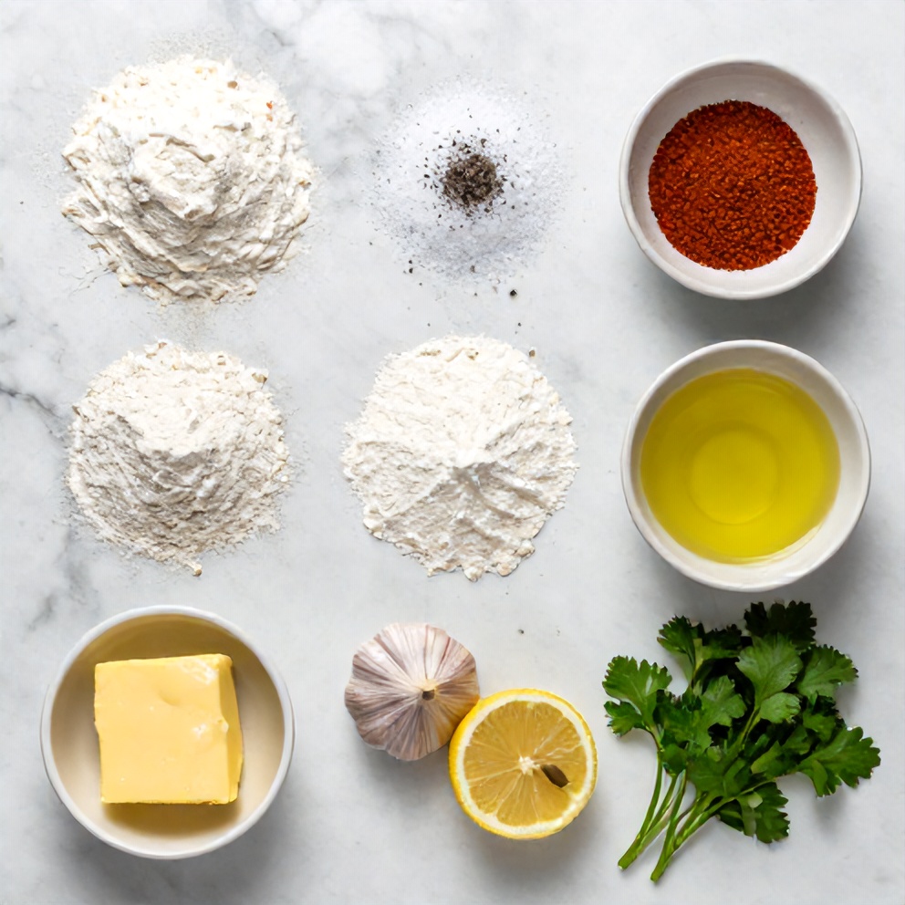 Raw ingredients for Lemon Butter Fish