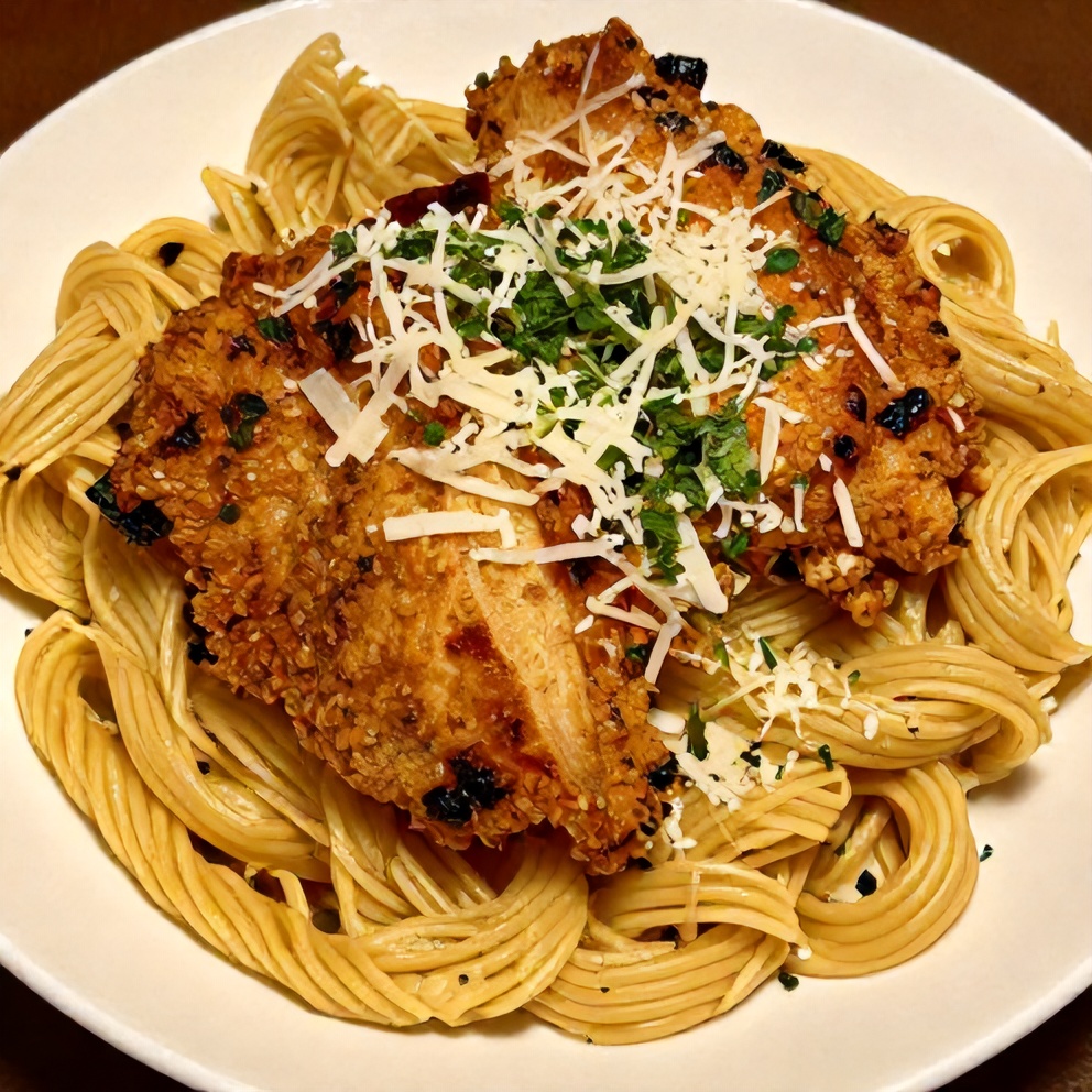 Marry Me Chicken Pasta Plated