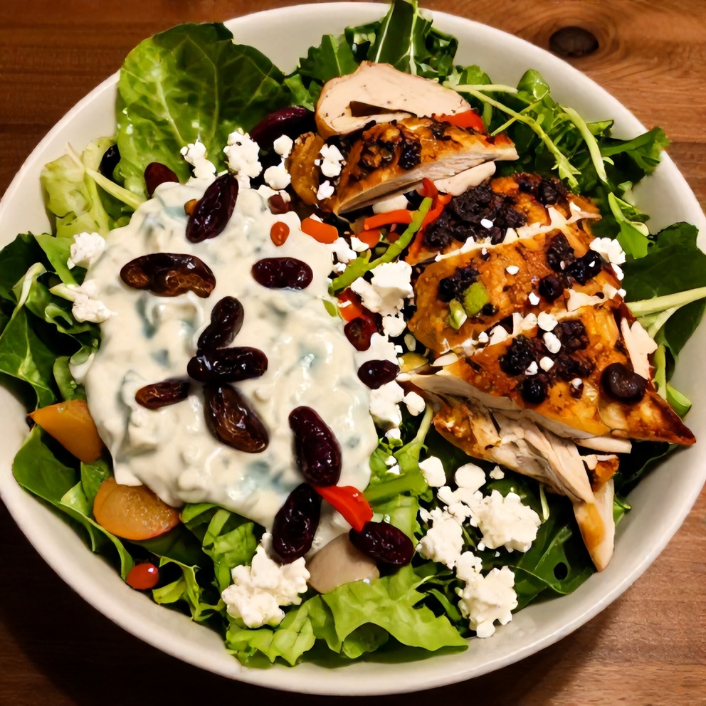 Mediterranean Chicken Gyro Bowl Plated