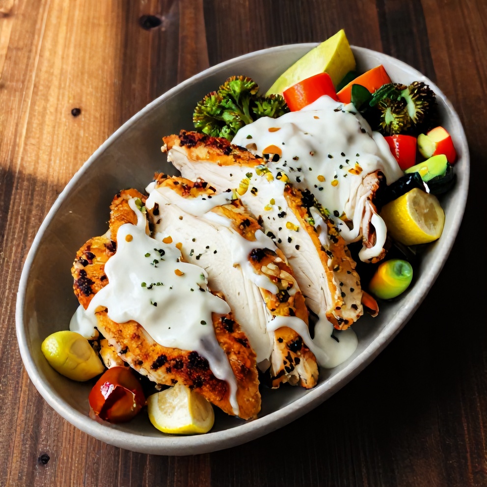 Mediterranean Lemon-Dill Chicken Bowls