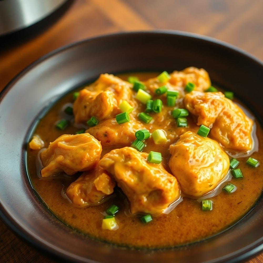 Plated Cajun Butter Chicken