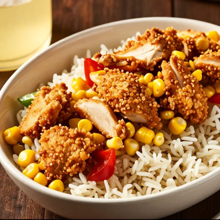 Easy 30-Minute Street Corn Chicken Rice Bowl
