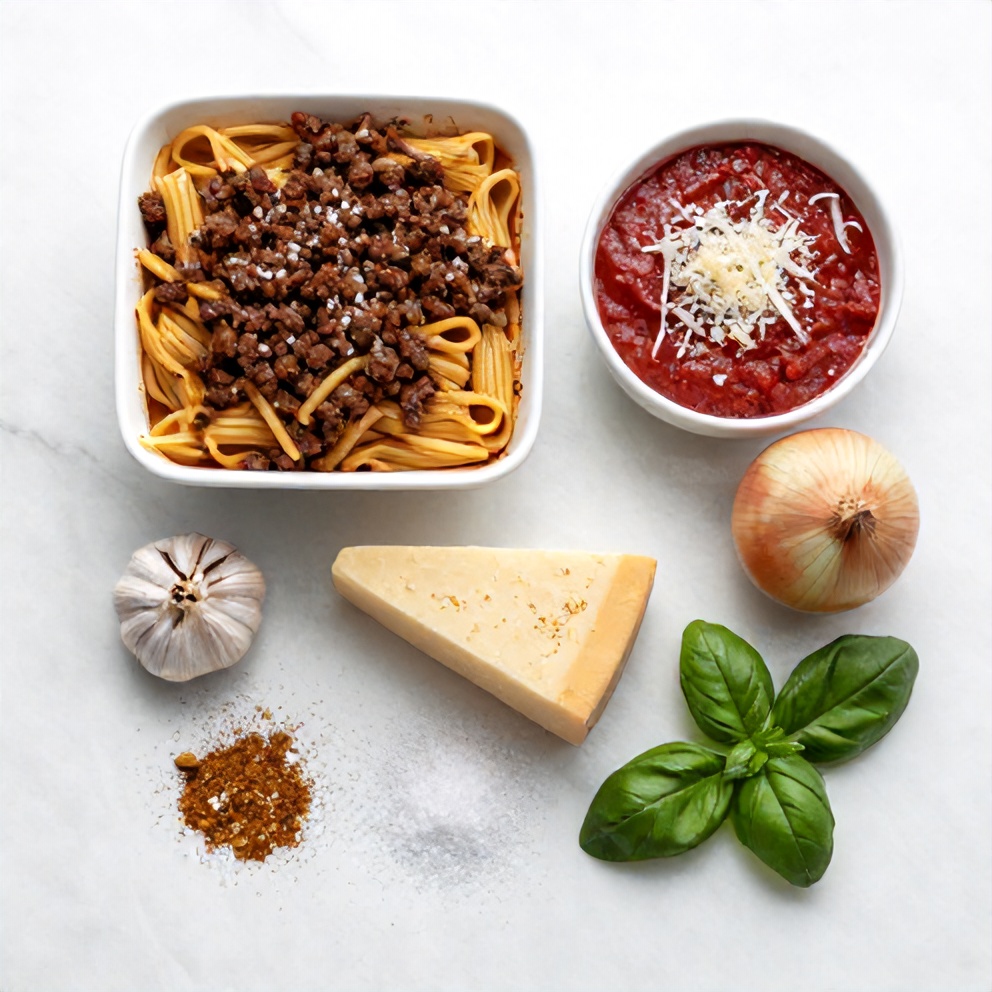 Easy Baked Ziti Ingredients