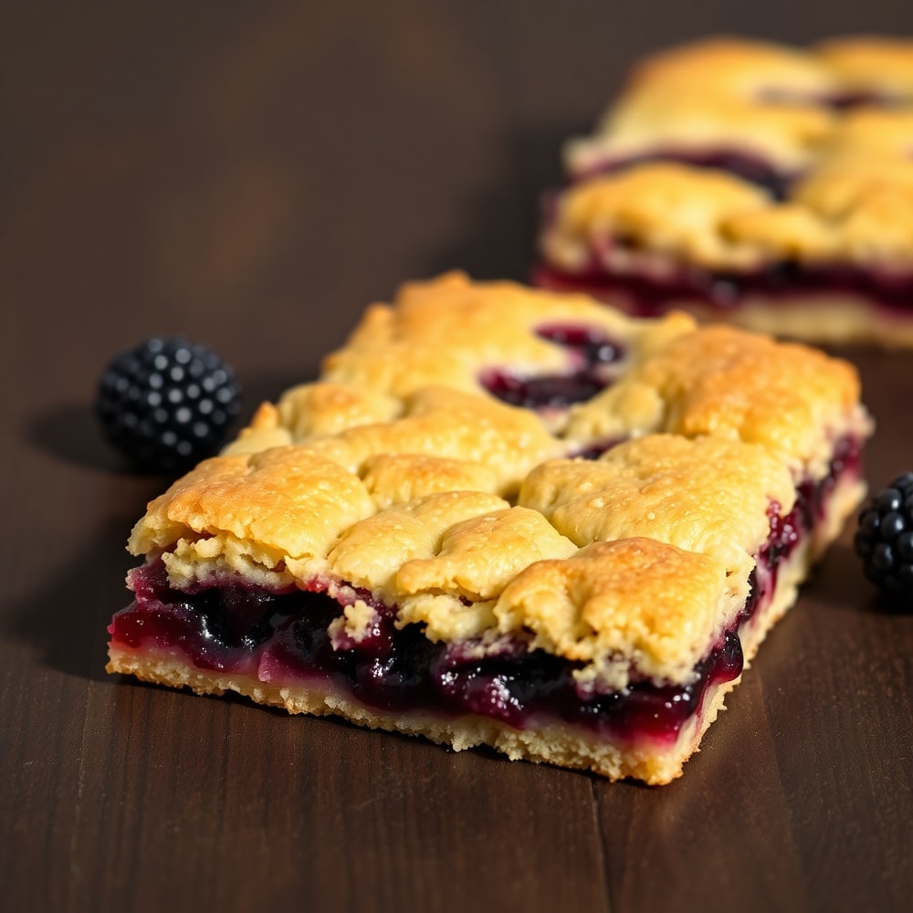 blackberry cobbler bars