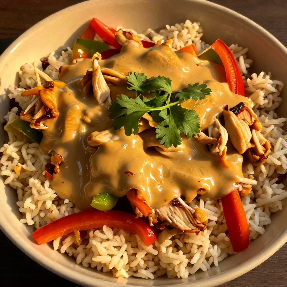 Coconut Chicken Rice Bowl