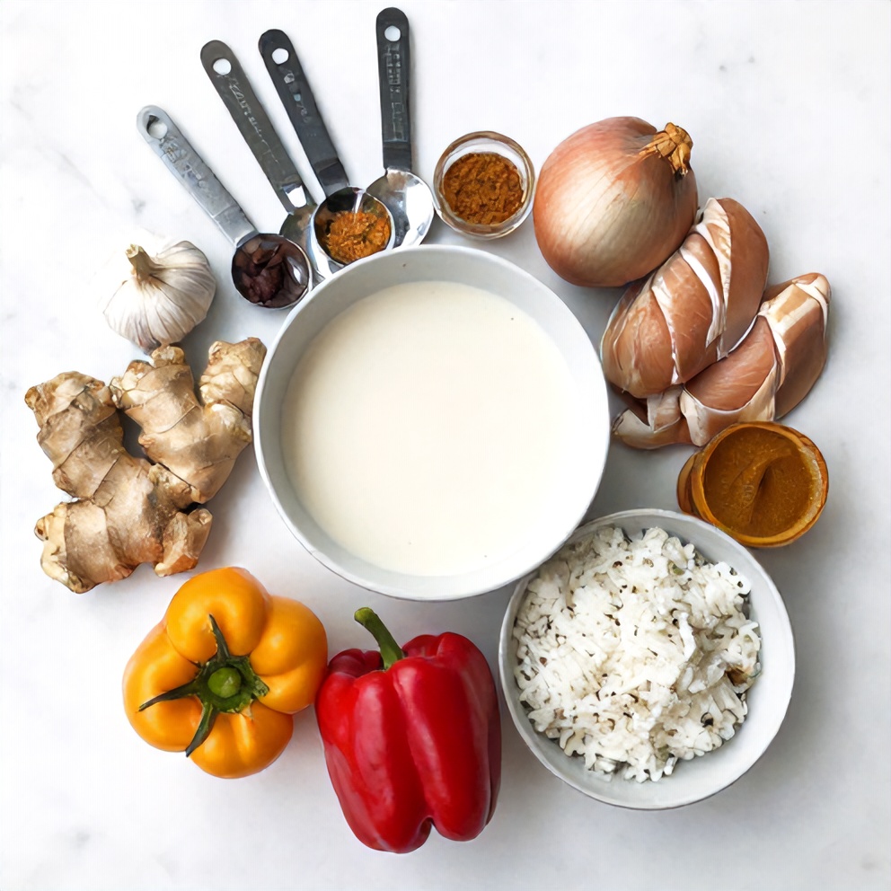 Coconut Chicken Rice Bowl Ingredients