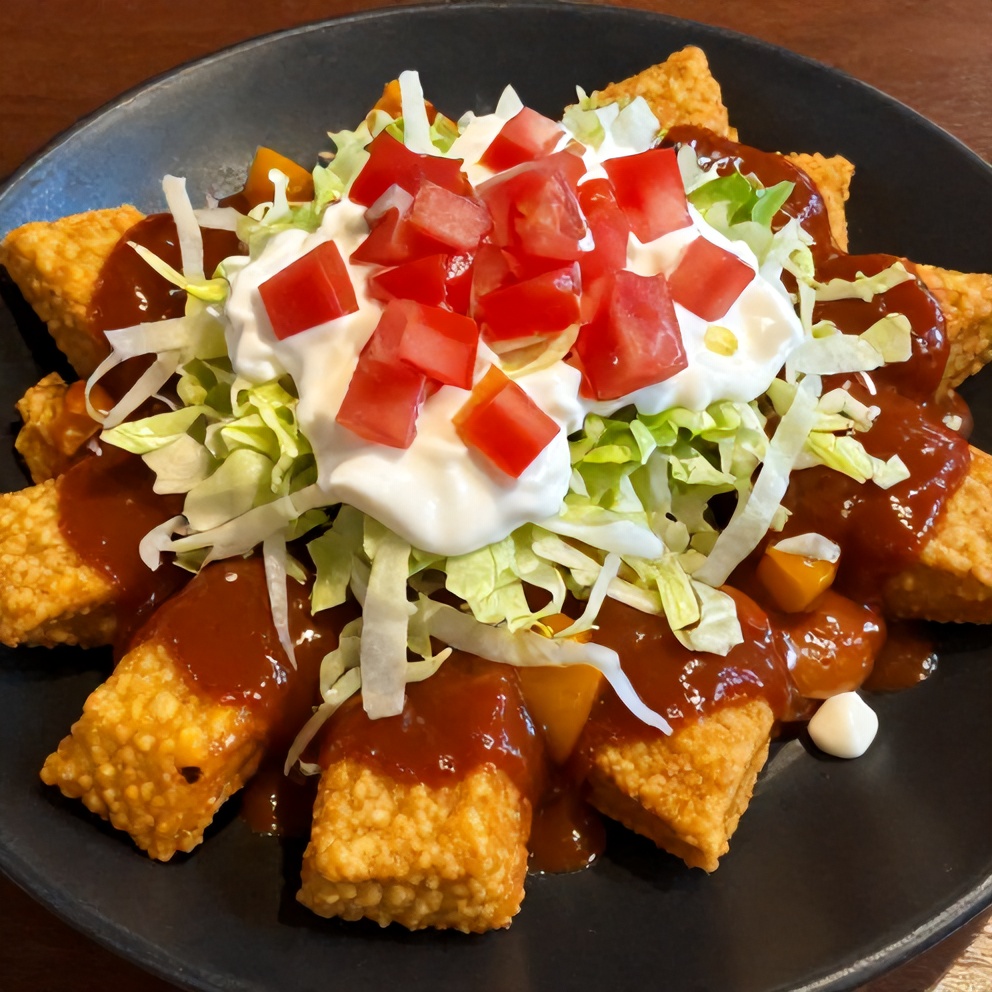 Finished Copycat Taco Bell Meximelts on a plate