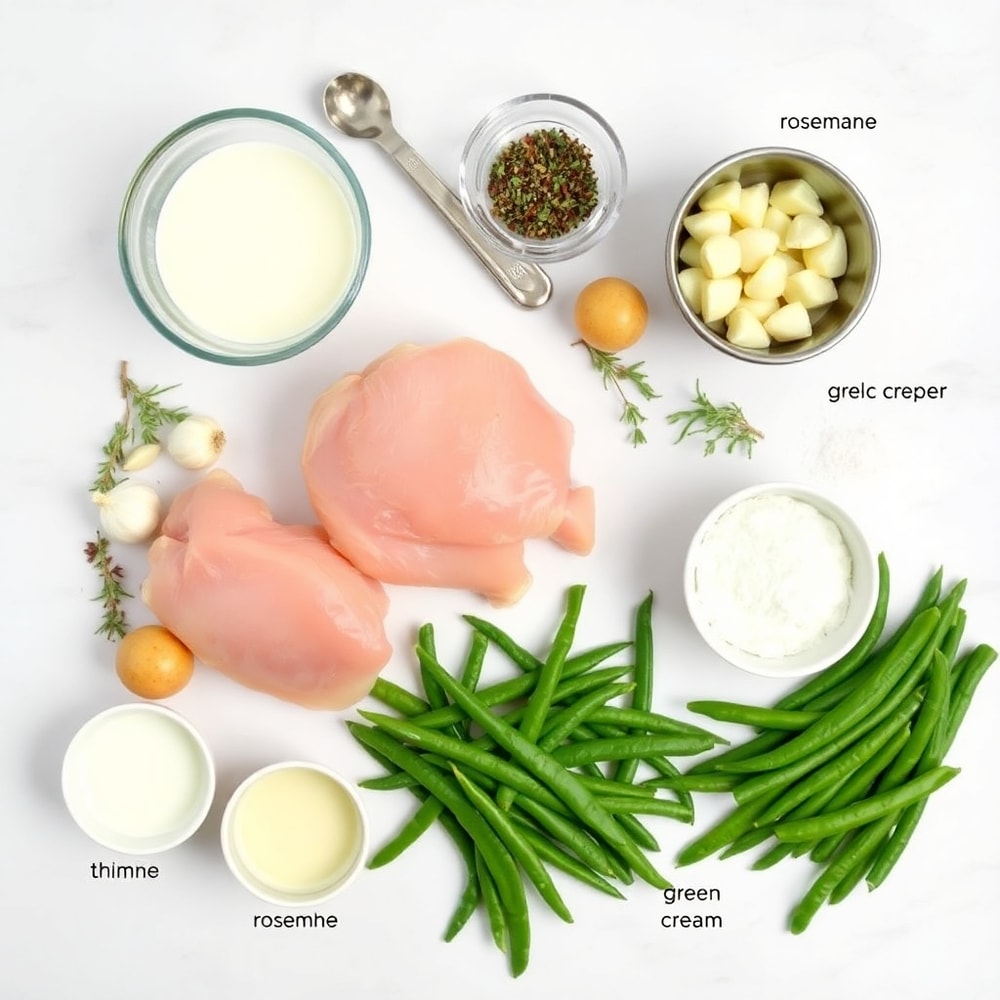 Crockpot Garlic Herb Chicken & Veggies Ingredients