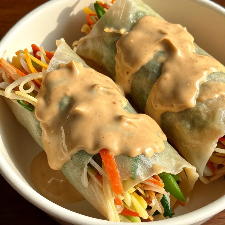 Easy Fresh Spring Roll Bowl
