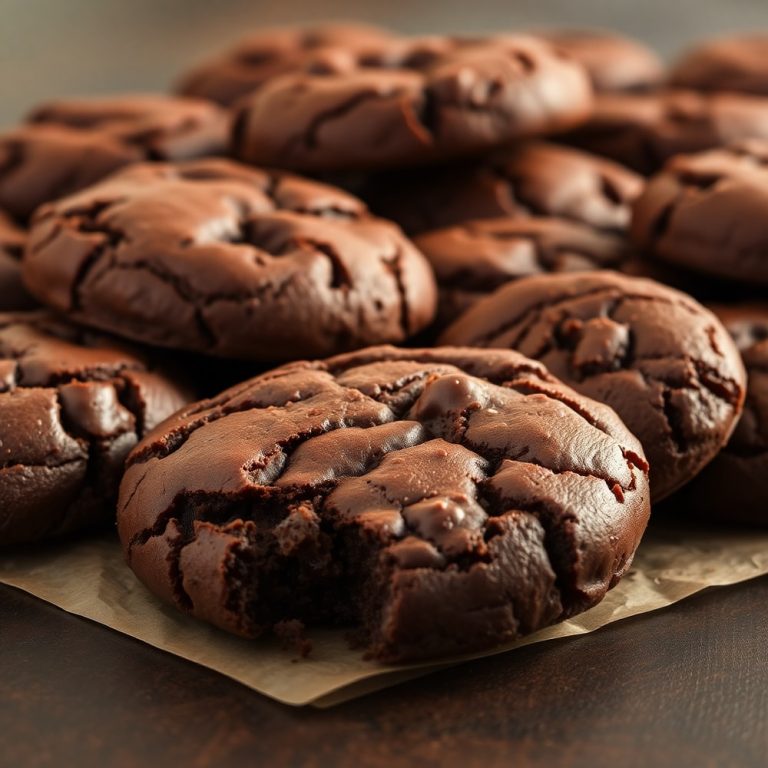 fudgy chocolate brownie cookies